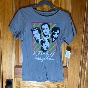 Mighty Fine Flock of Seagulls Band Girly Slim Tee NWT